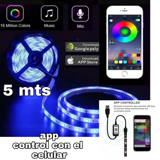 CINTA LED CONTROL APP CELULAR